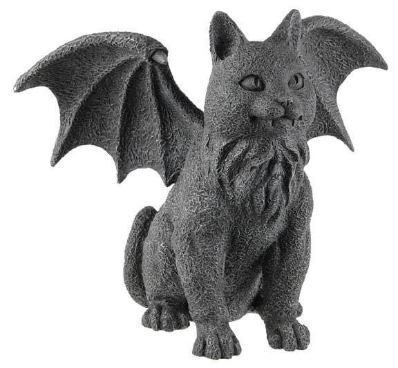 Winged Cat Gargoyle Statue - Shadowplay Collection
