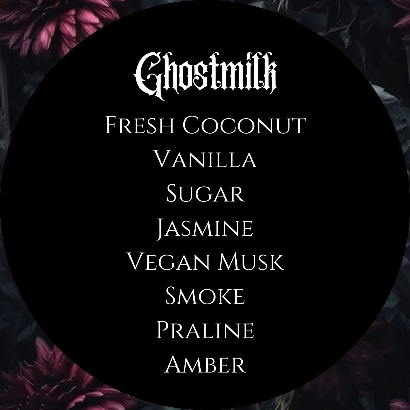 Reliquary Perfume- Ghostmilk Perfume Oil | Coconut, Smoke, Vanilla, Jasmine - Shadowplay Collection