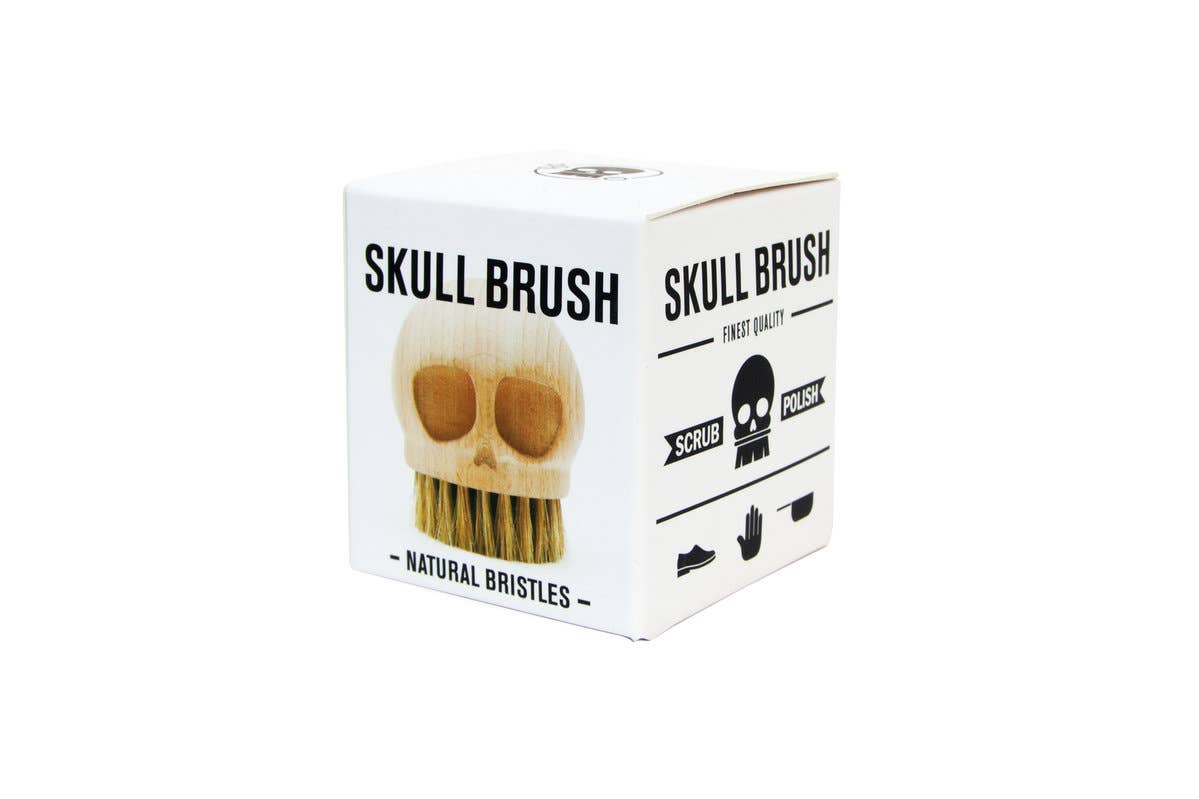 Beech Wood Skull Brush
