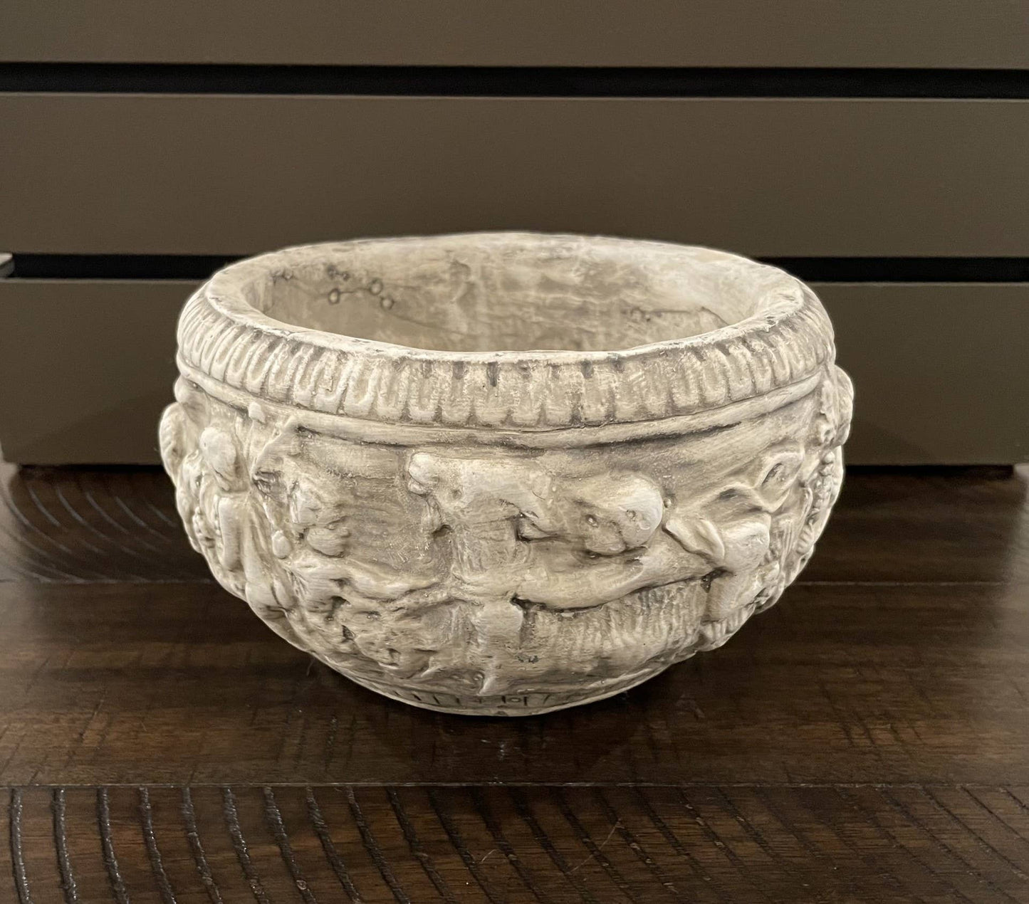 Round Cherub Planter or Decorative Pot