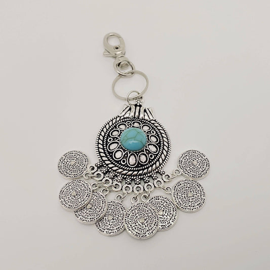 Bohemian Round Tassel Keychain Pendant - Shadowplay Collection