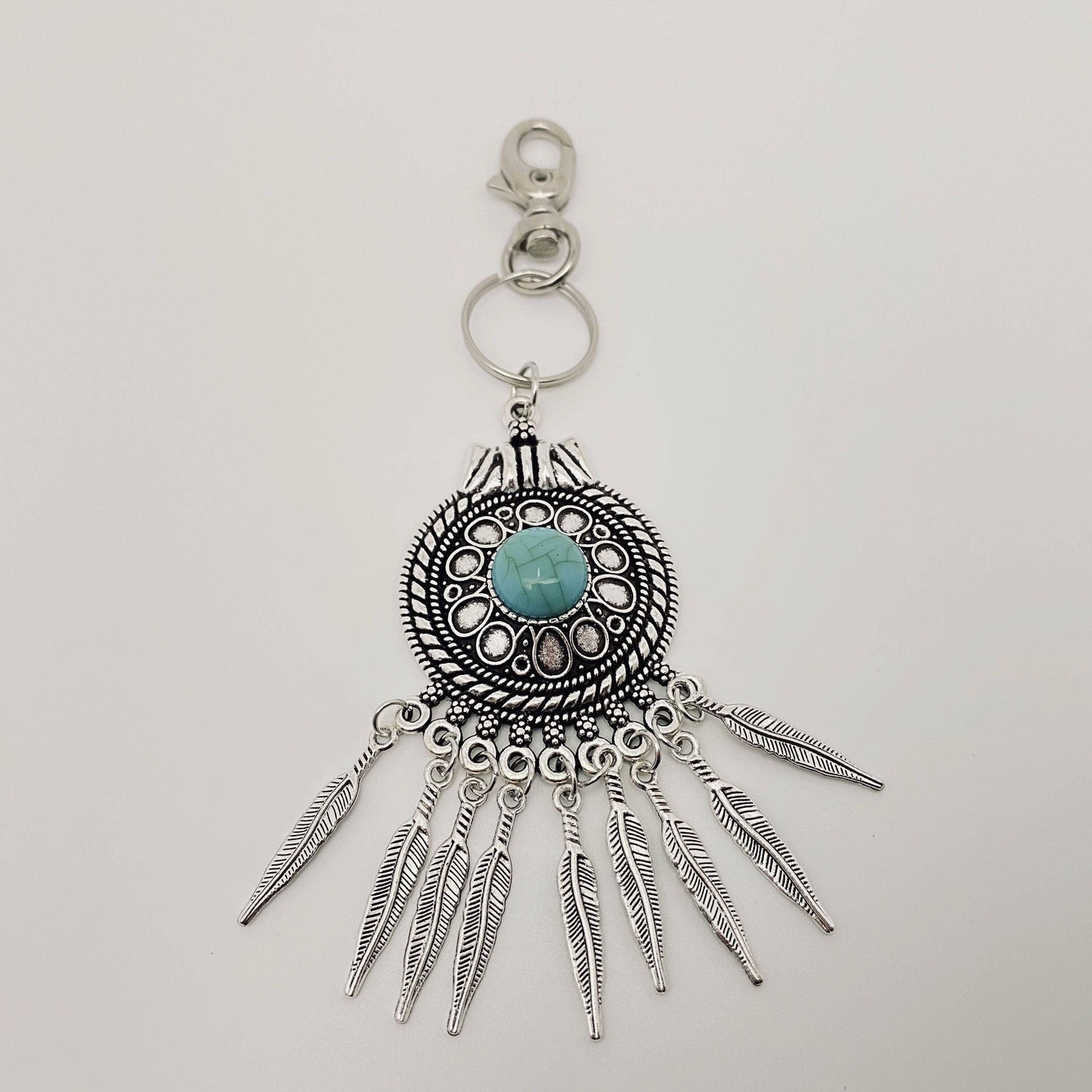 Bohemian Style Leaf Tassels Keychain Pendant - Shadowplay Collection