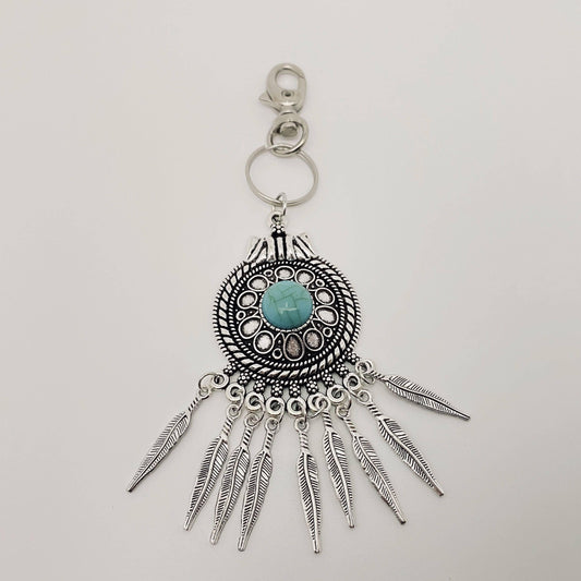 Bohemian Style Leaf Tassels Keychain Pendant - Shadowplay Collection