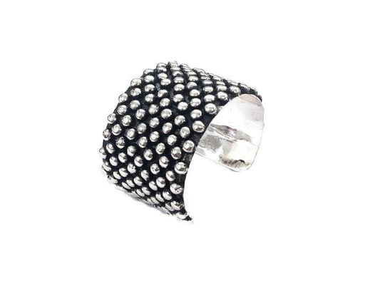 BUBBLE CUFF WIDE CUFF BRACELET - Shadowplay Collection