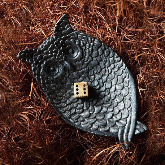 Pewter Owl Jewelry/Coin Tray - Shadowplay Collection