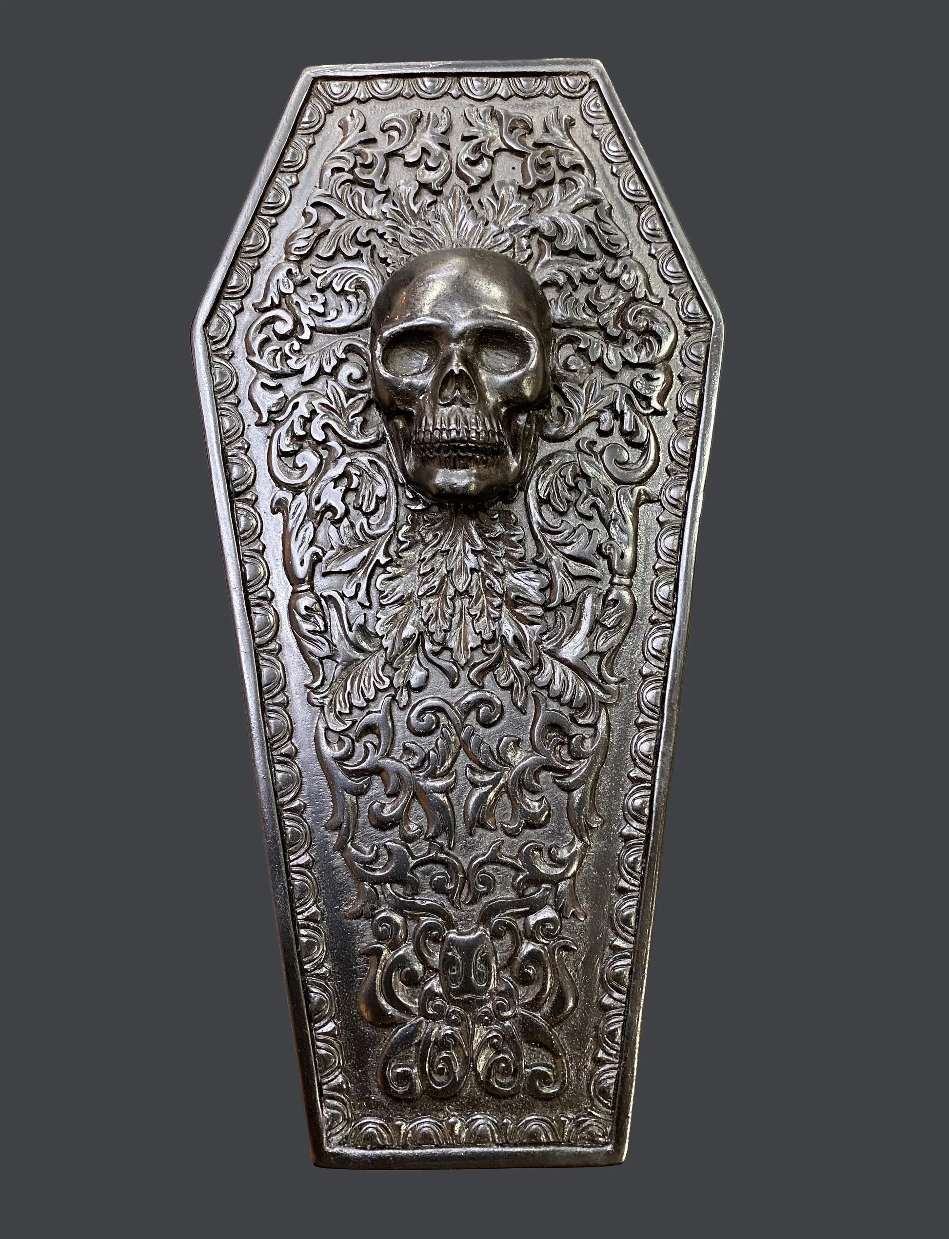 Gothic Skull Coffin Storage Box - Shadowplay Collection