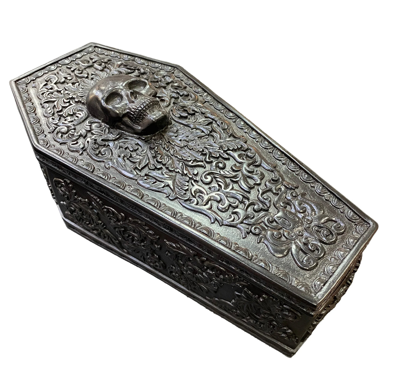 Gothic Skull Coffin Storage Box - Shadowplay Collection