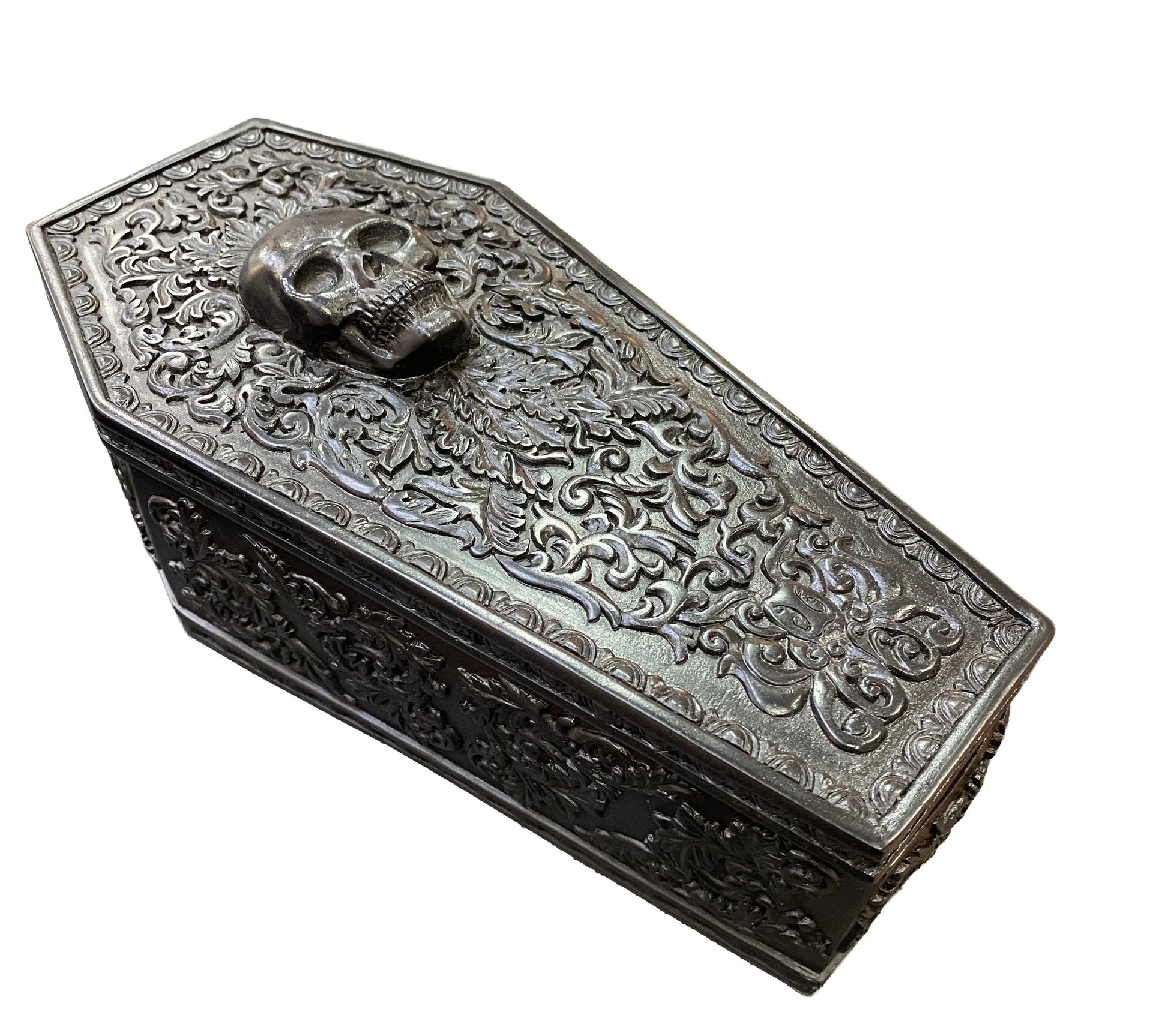 Gothic Skull Coffin Storage Box - Shadowplay Collection