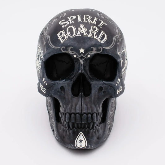 Spirit Board Skull Sculpture - Shadowplay Collection