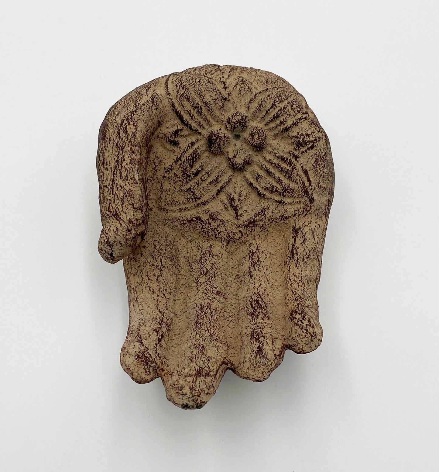 Stone Hand Lotus Flower Trinket Holder