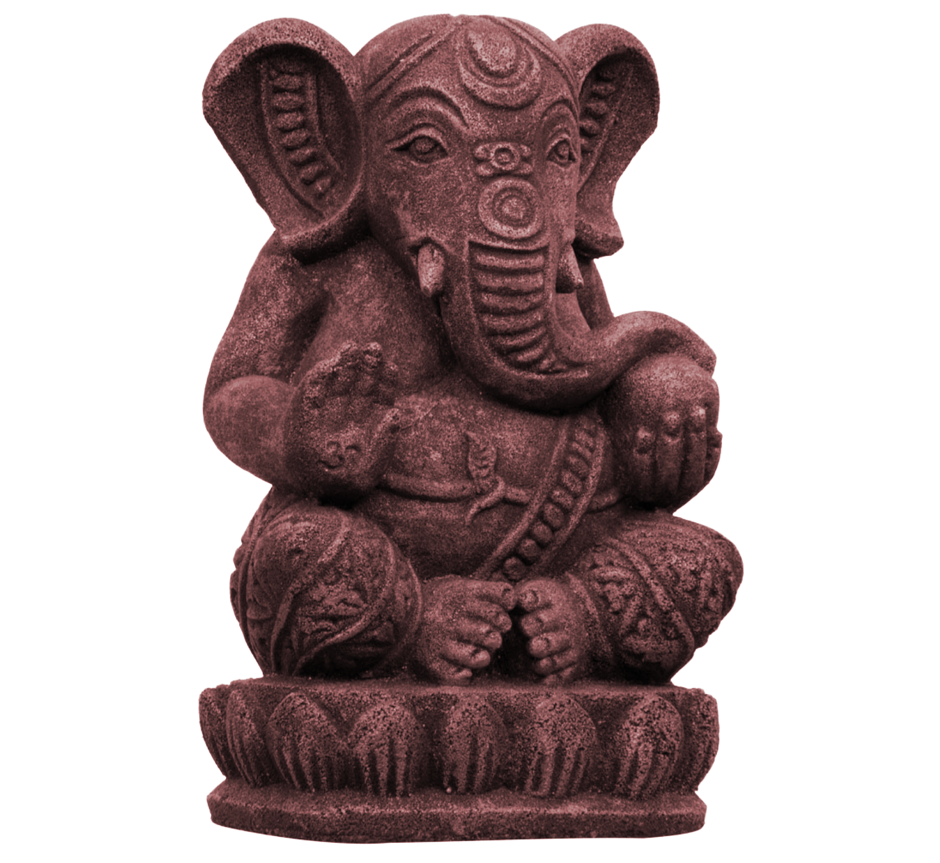 Statue of Ganesha made from stone.