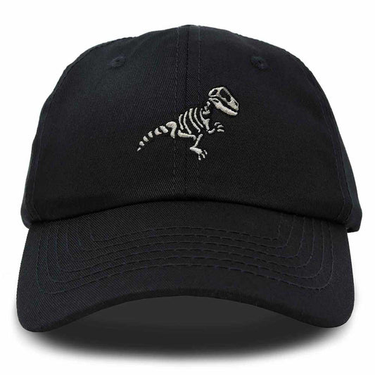 Dalix T-Rex Fossil Cap: Black