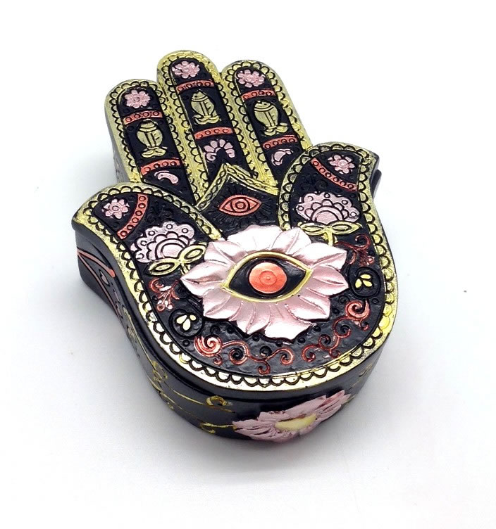Hamsa Hand Storage Box
