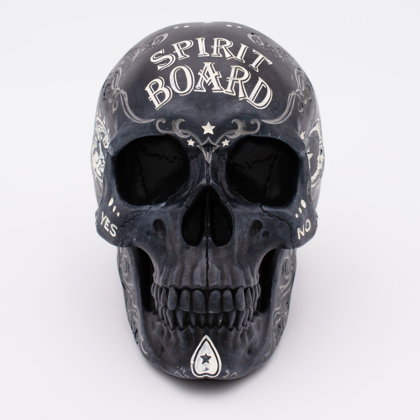 Spirit Board Skull Sculpture