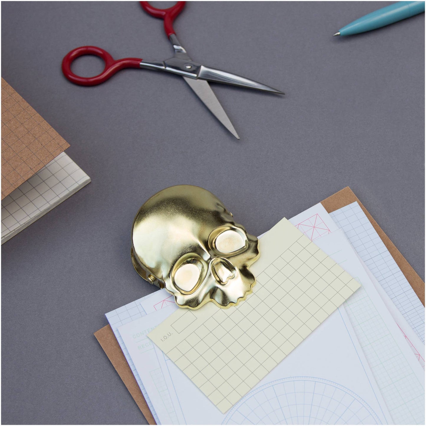 Heavy Duty Metal Skull Clip