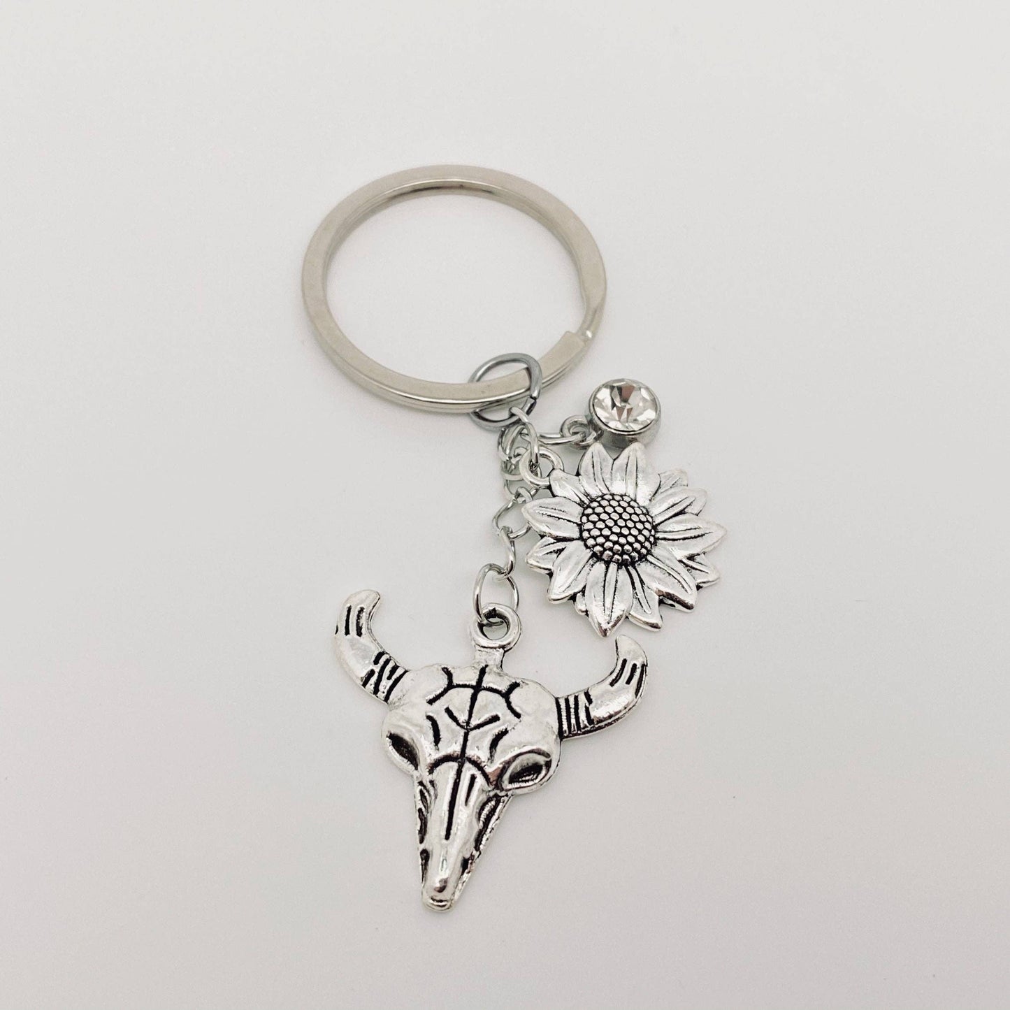 Cow Skull Pendant Keychain Pendant
