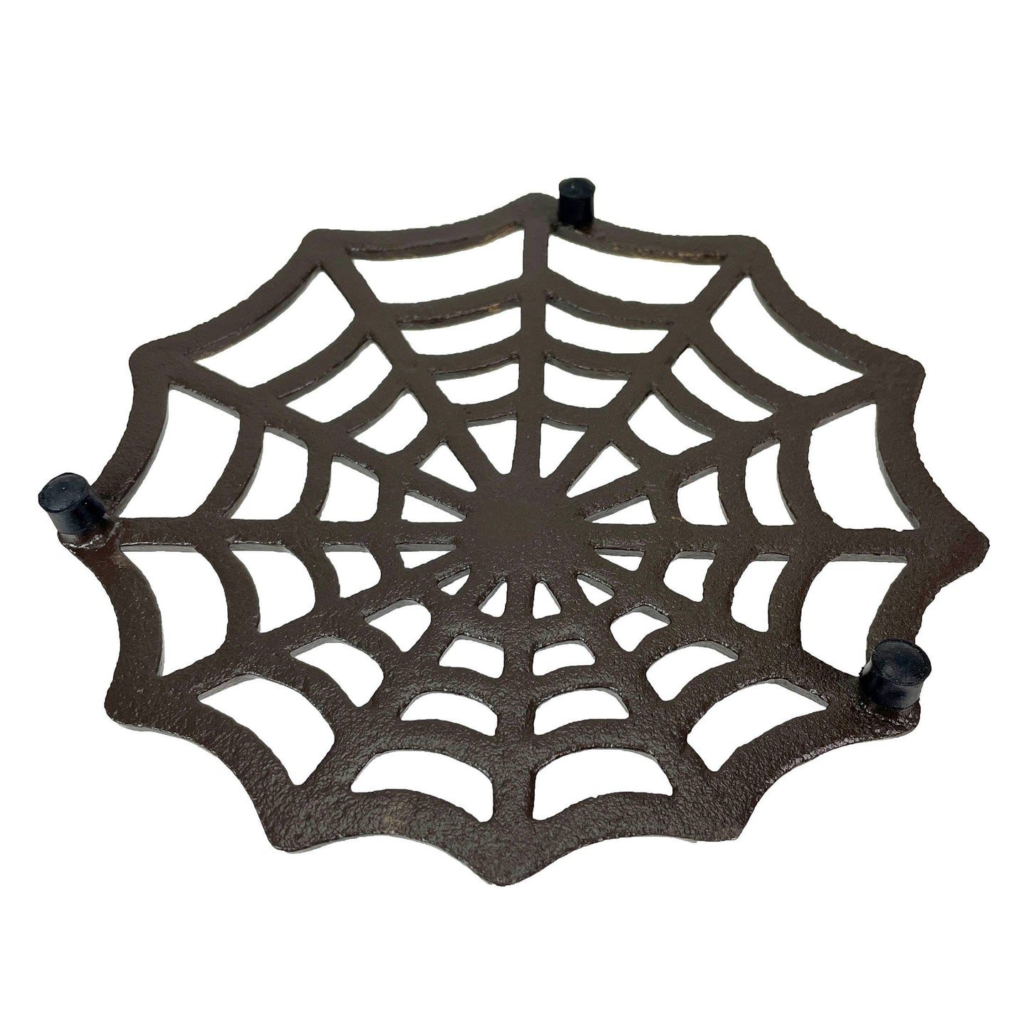 Bronze Finish Spiderweb Cast Iron Kitchen Trivet