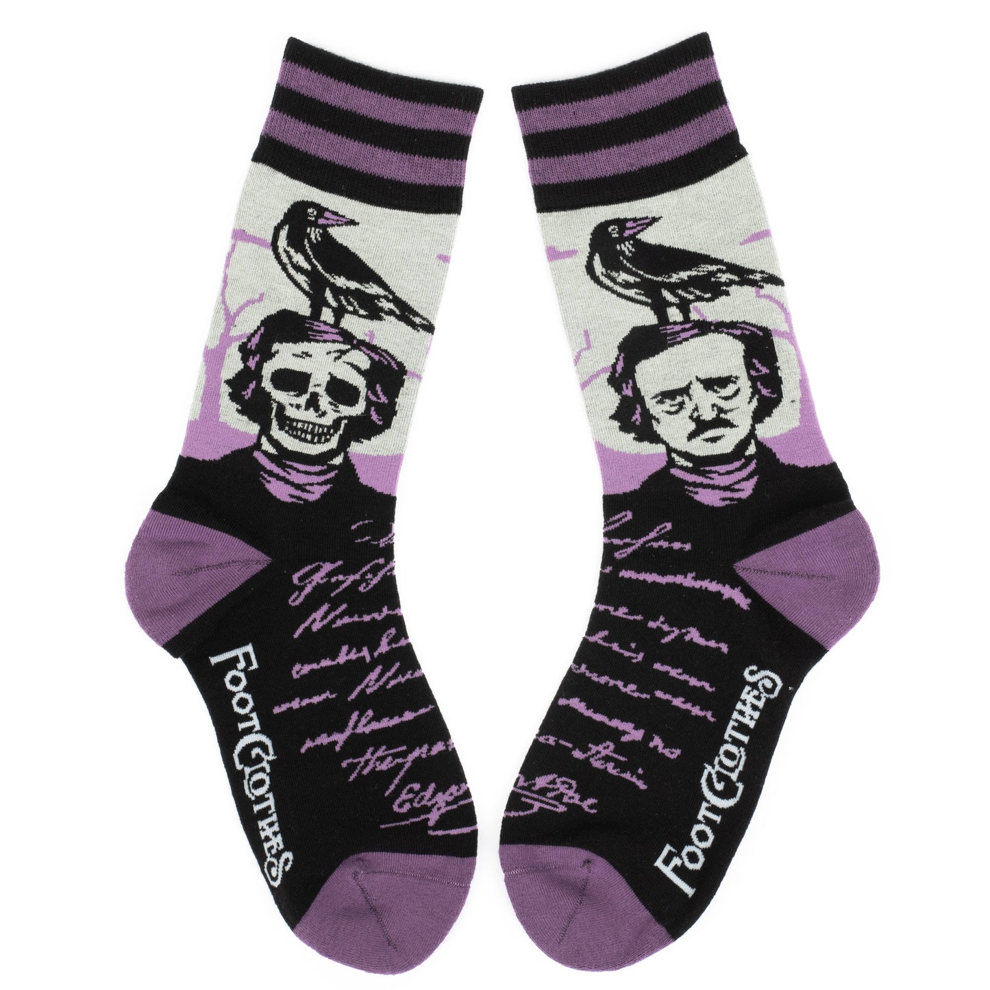 The Raven Edgar Allan Poe Socks