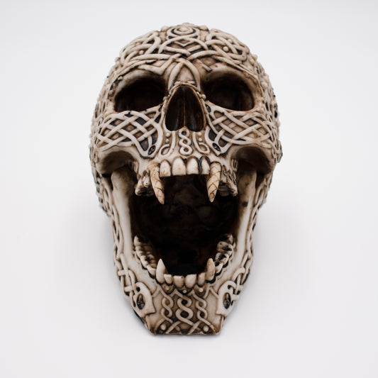 Celtic Vampire Skull Sculpture