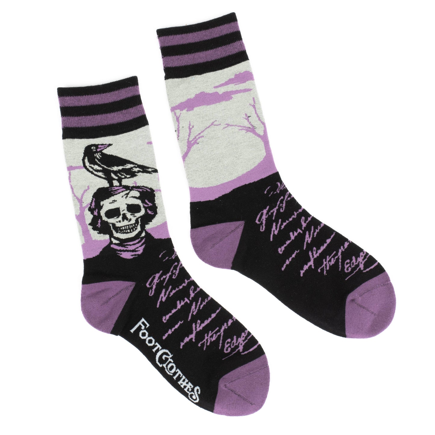 The Raven Edgar Allan Poe Socks