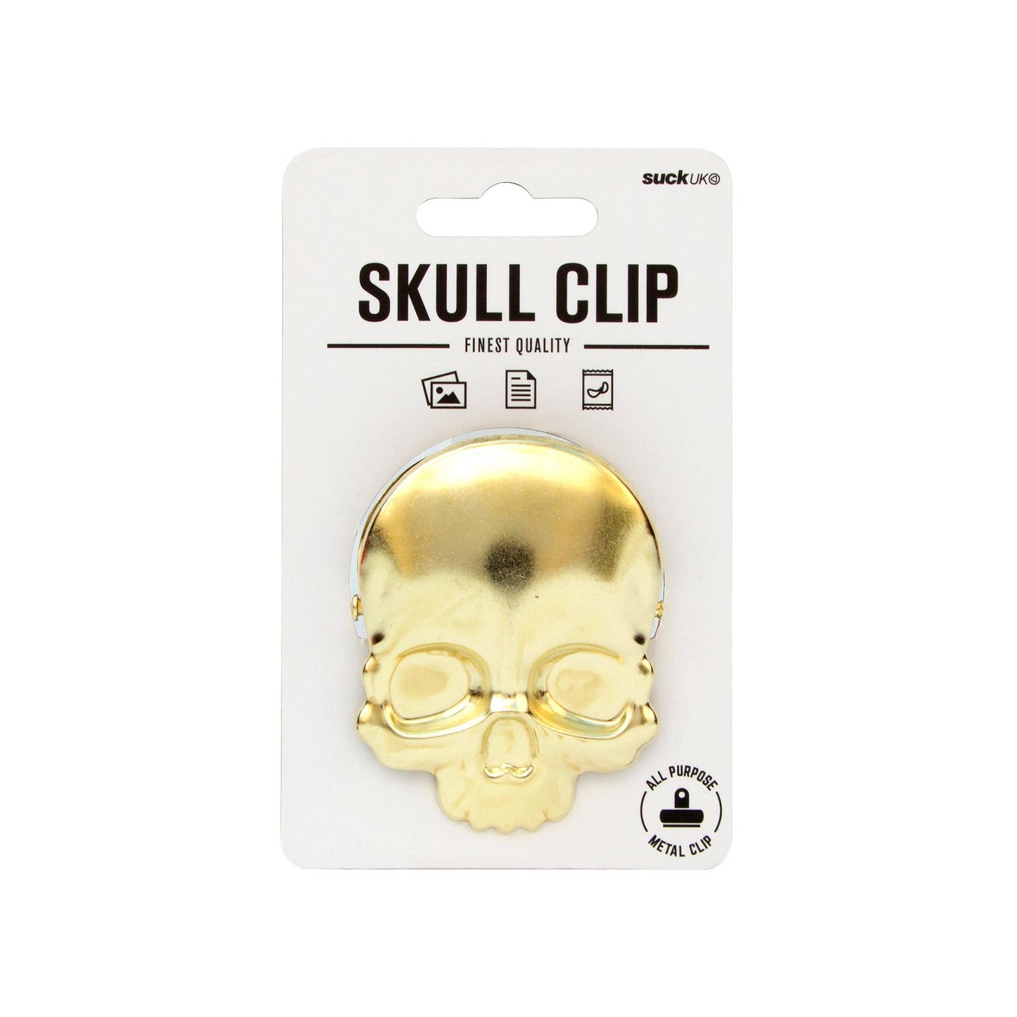 Heavy Duty Metal Skull Clip