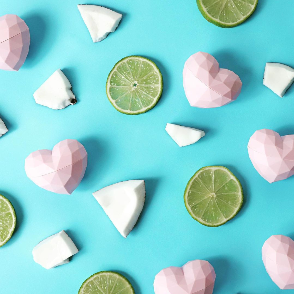 Pink Heart All Natural Lip Balm
