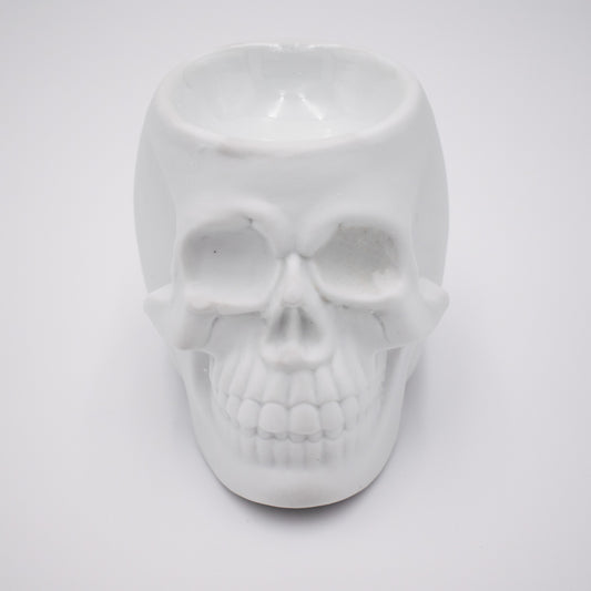 Ceramic Skull Oil Warmer