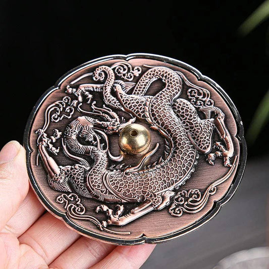Dragon Metal Incense Holder