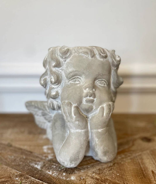 Cement Little Angel Planter