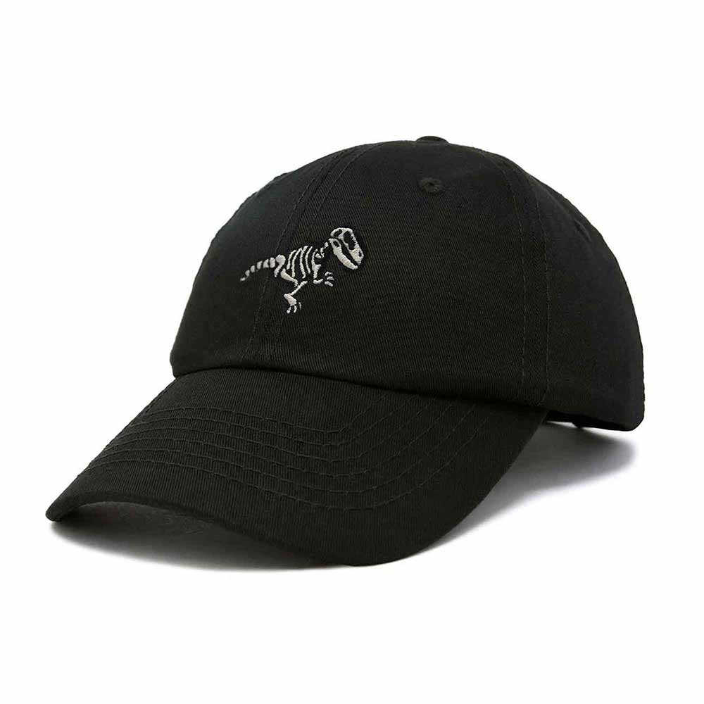 Dalix T-Rex Fossil Cap: Black