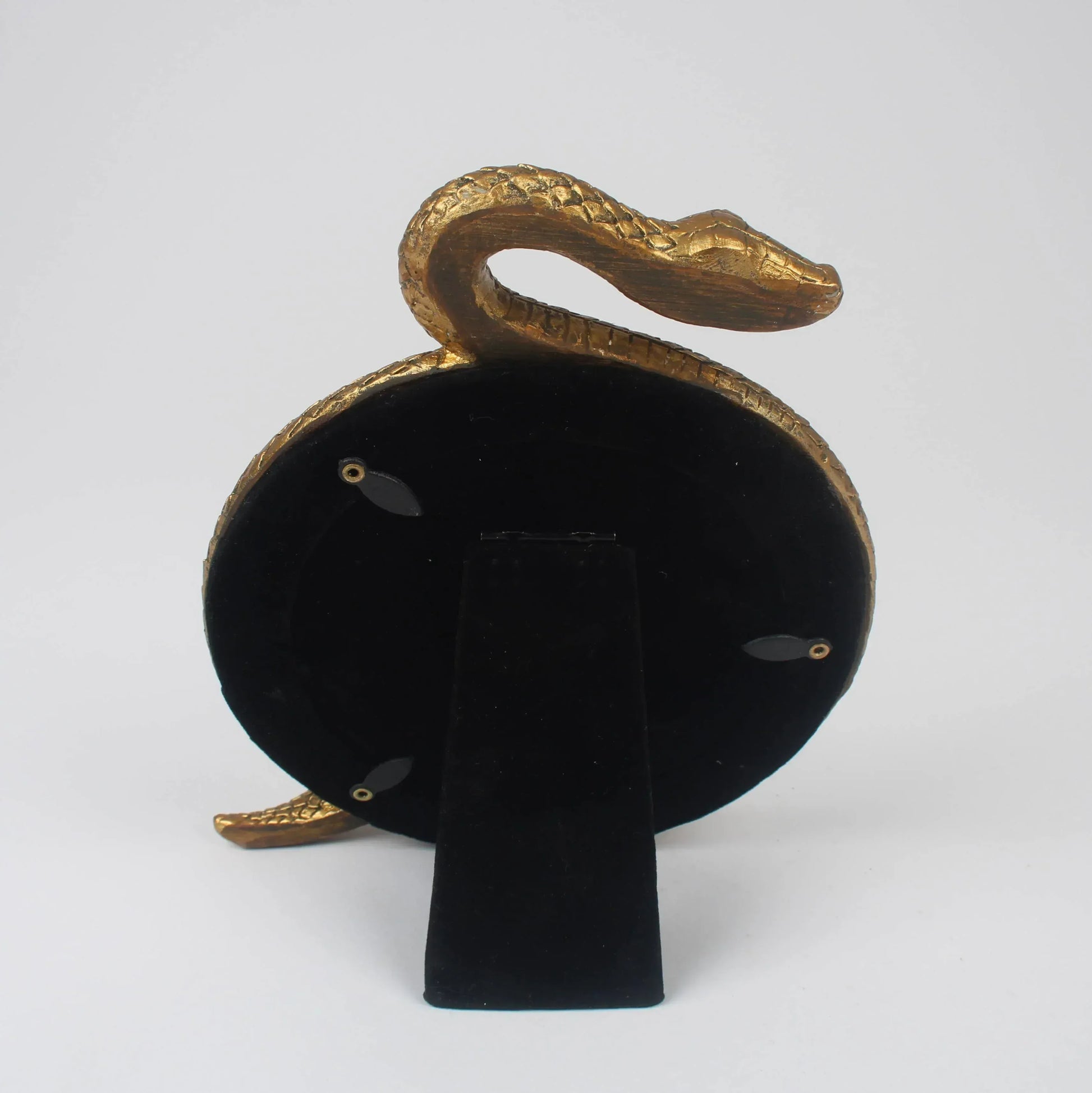 Gold Coiled Snake Tabletop Picture Frame - Shadowplay Collection
