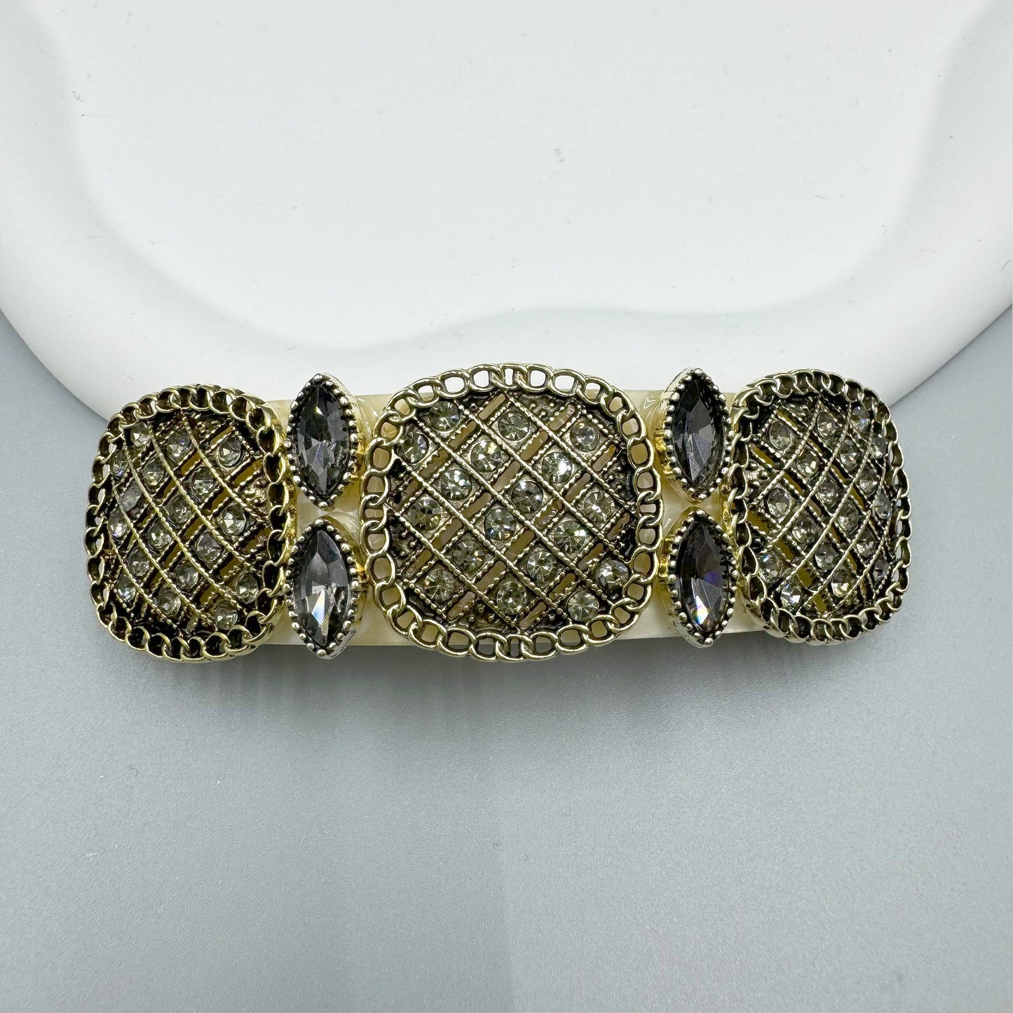 Baroque Rhinestone Hair French Barrette