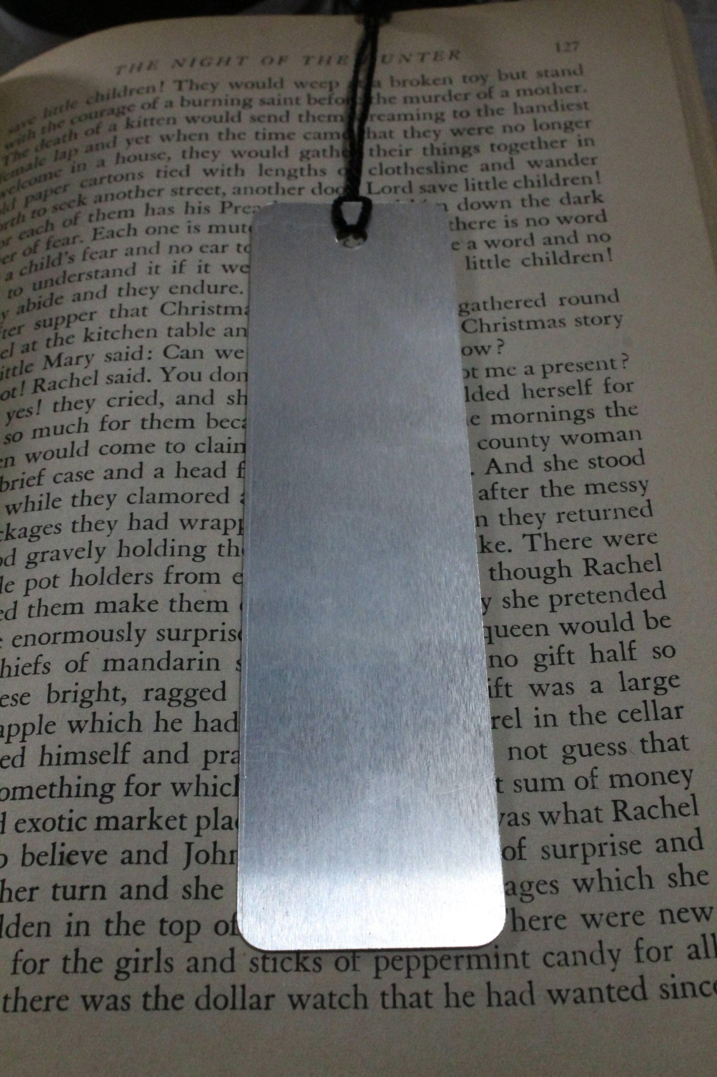 Read Spooky Shit Metal Bookmark - Shadowplay Collection