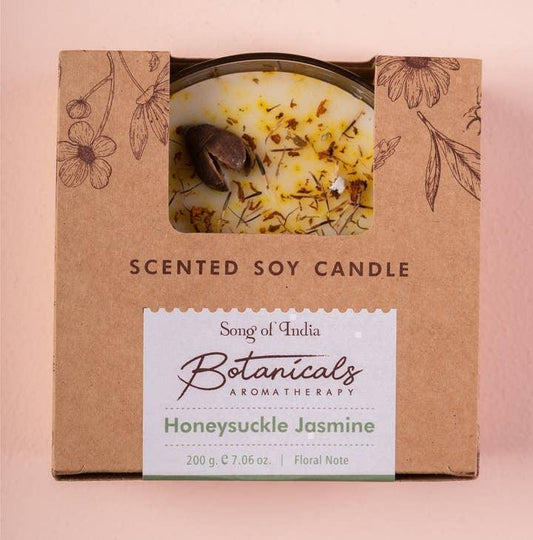Honeysuckle Jasmine Botanical Candle - Shadowplay Collection