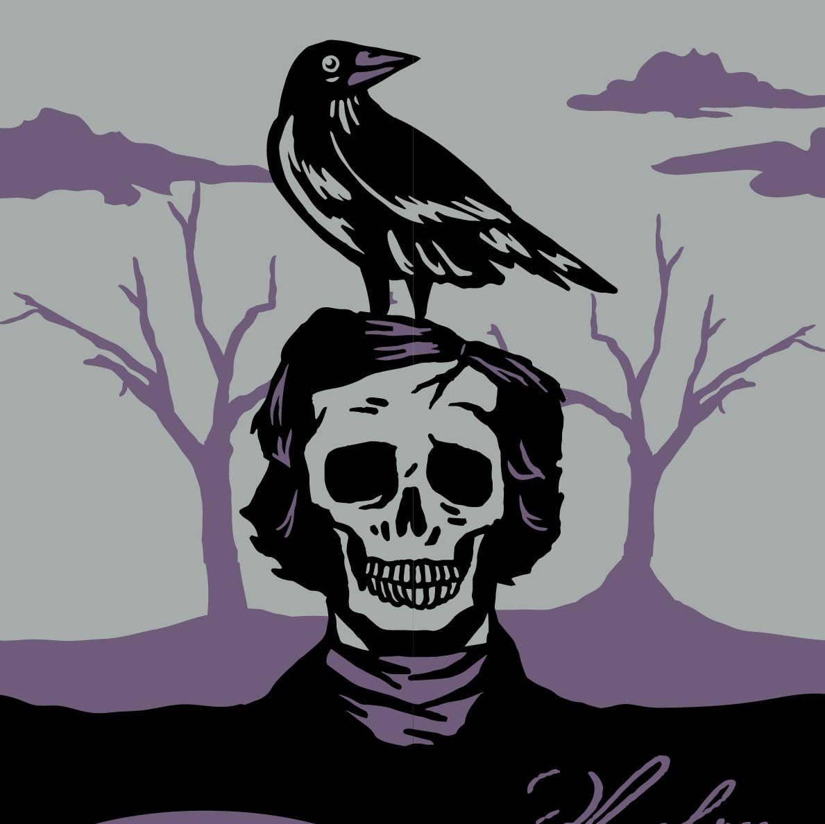 The Raven Edgar Allan Poe Socks