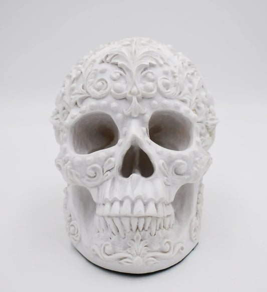 Rococo Skull Sculpture - Shadowplay Collection