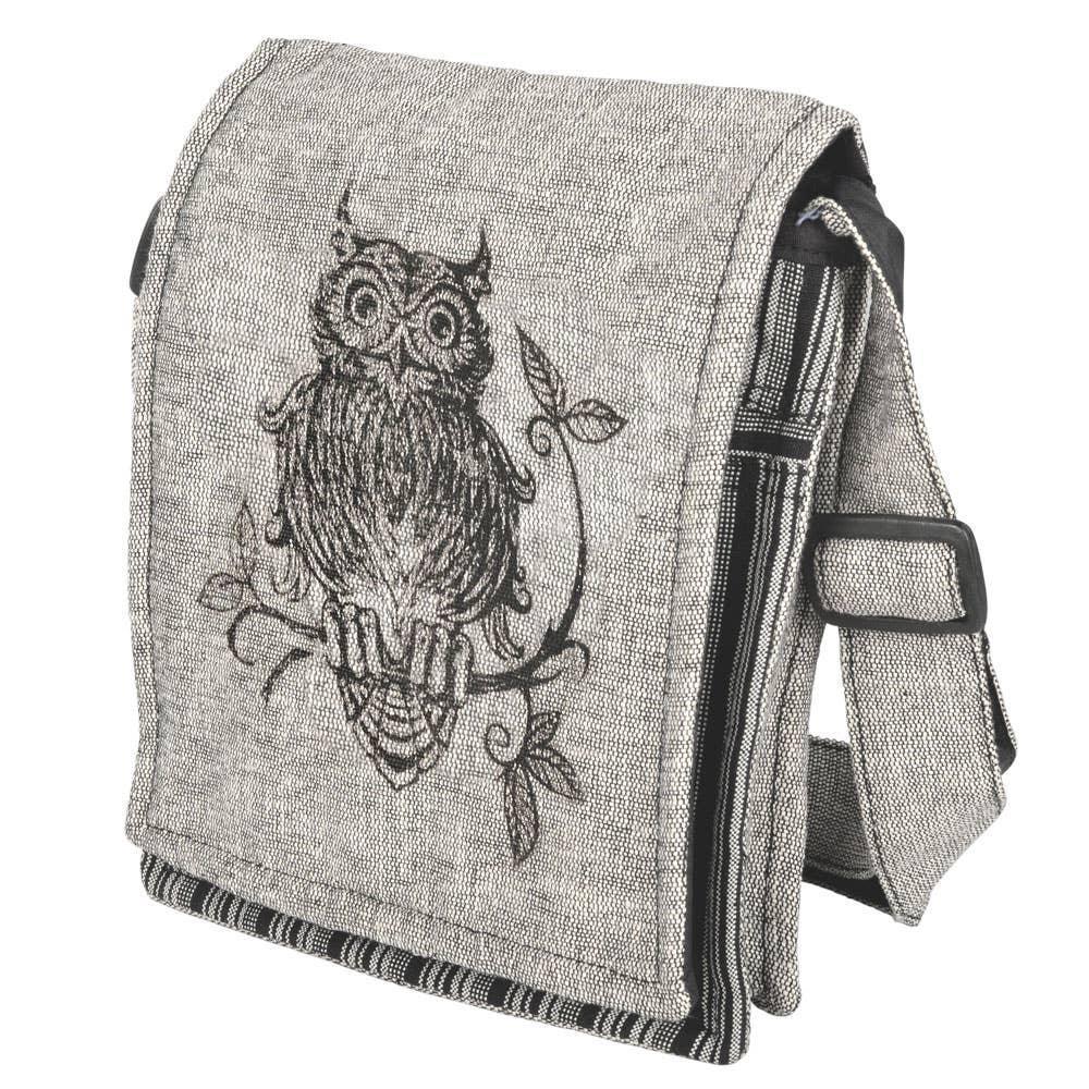 Owl Crossbody With Flap Closure - Shadowplay Collection