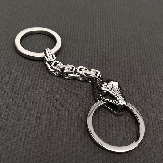 Snake Stainless Steel  Keychain