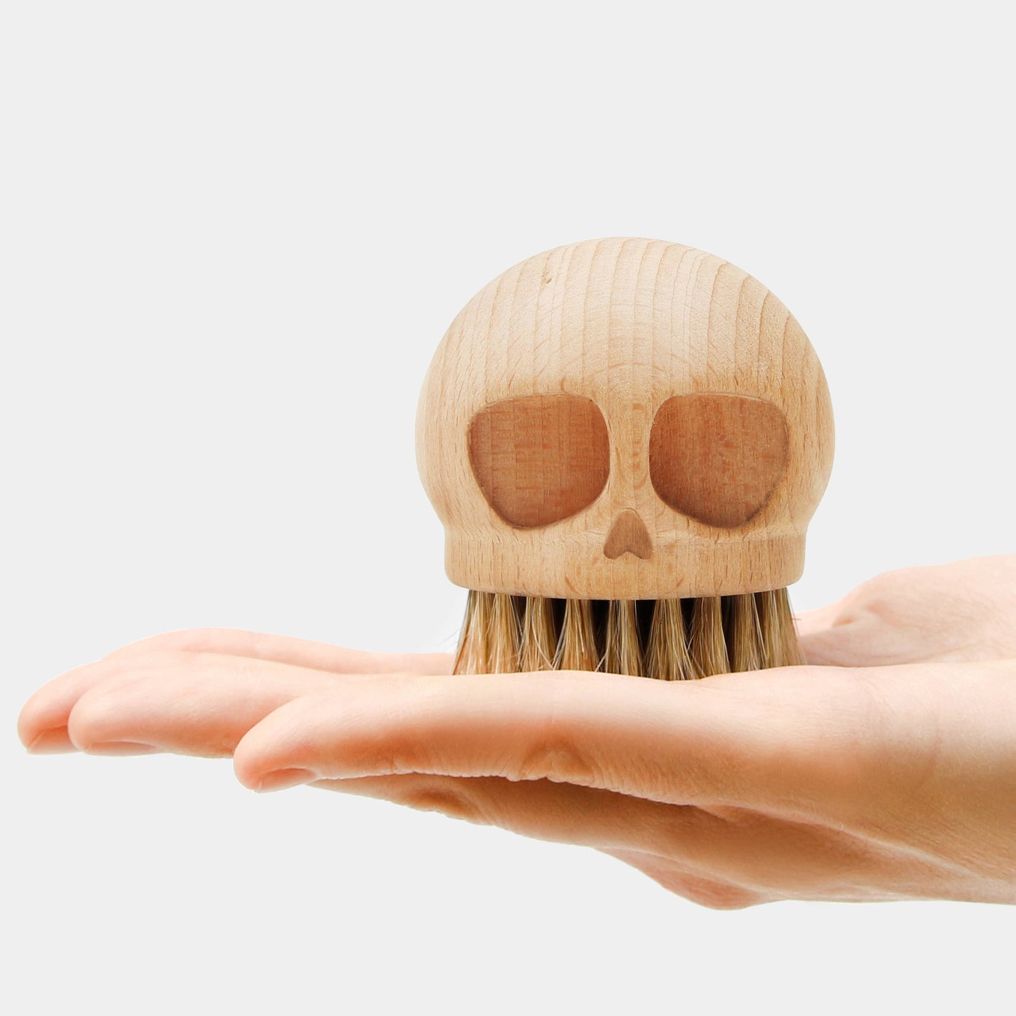 Beech Wood Skull Brush