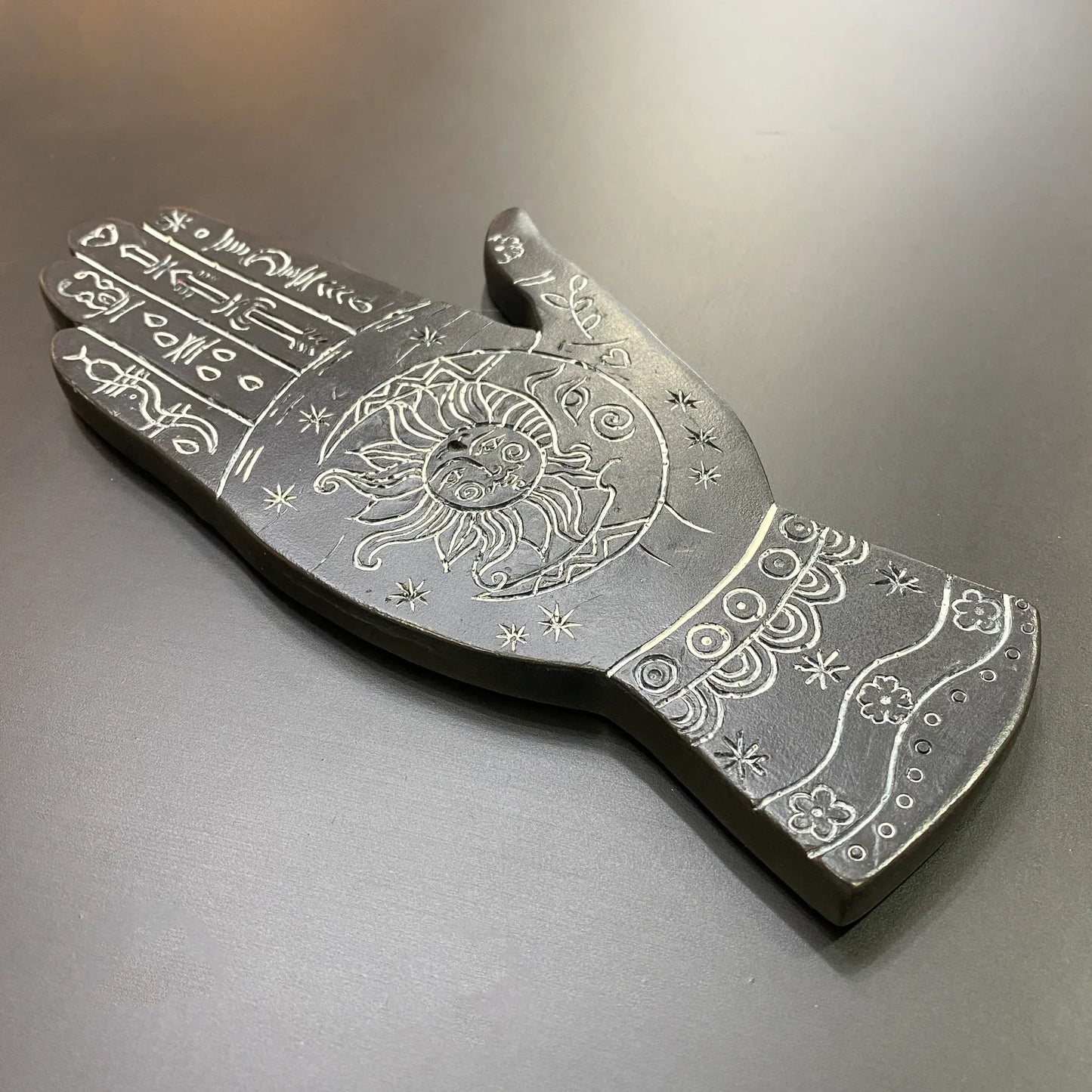 Palmistry Flat Incense Burner - Shadowplay Collection