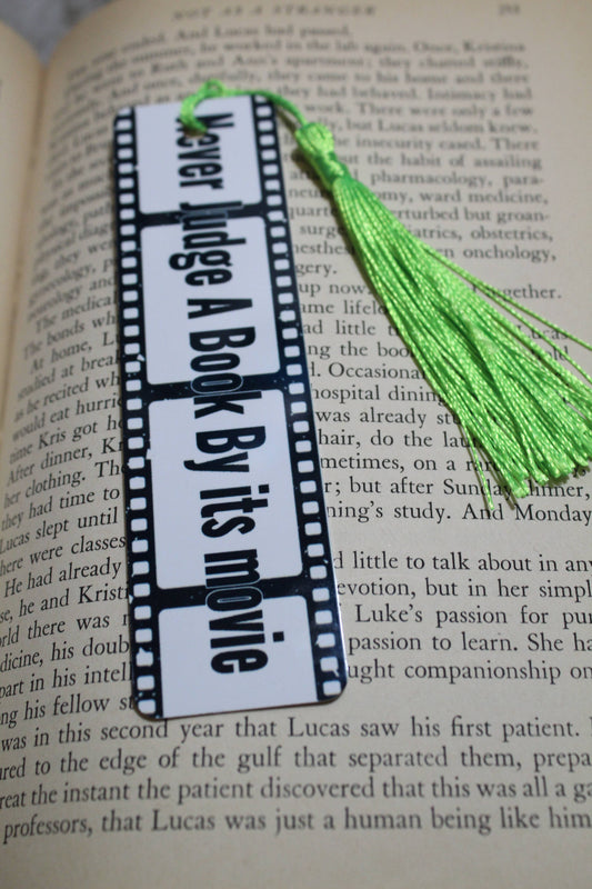 Never Judge a Book by it's Movie Metal Bookmark