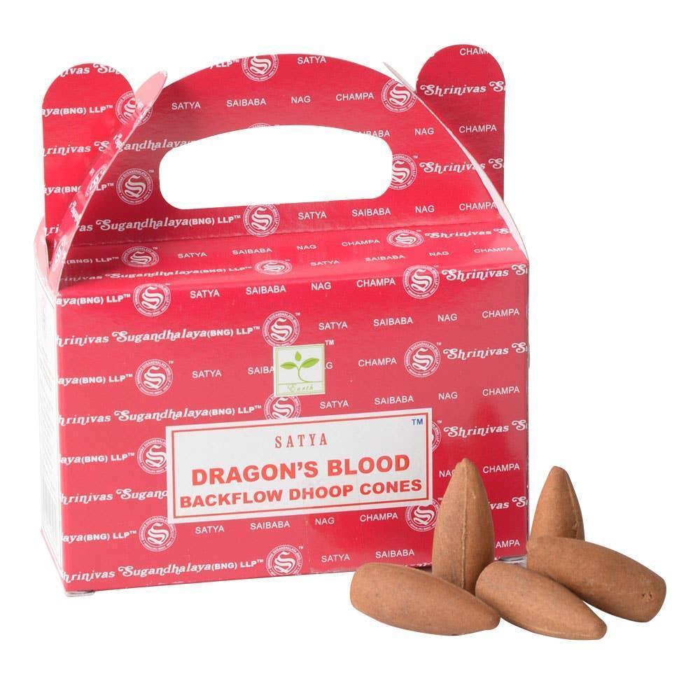 Satya Backflow Incense Dhoop Cones - Shadowplay Collection
