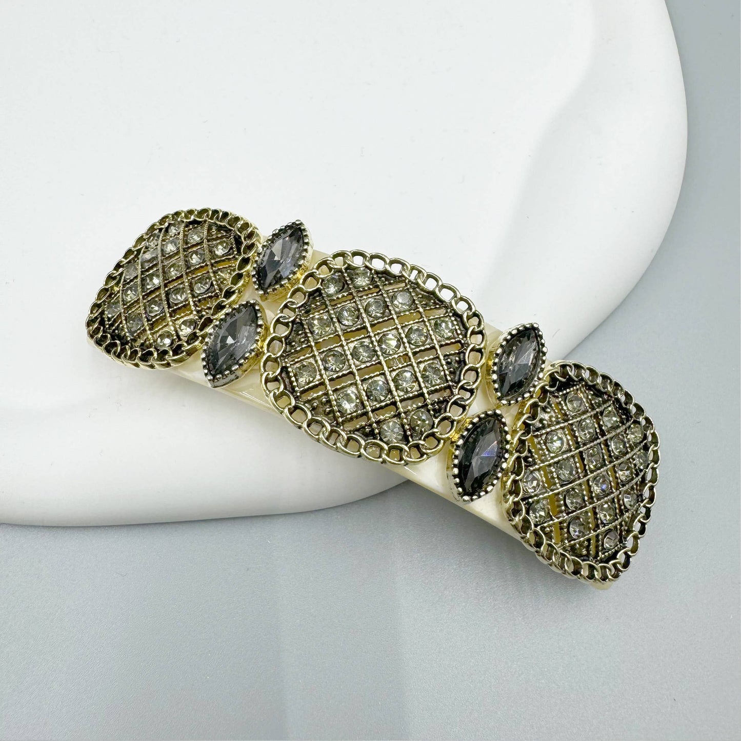 Baroque Rhinestone Hair French Barrette
