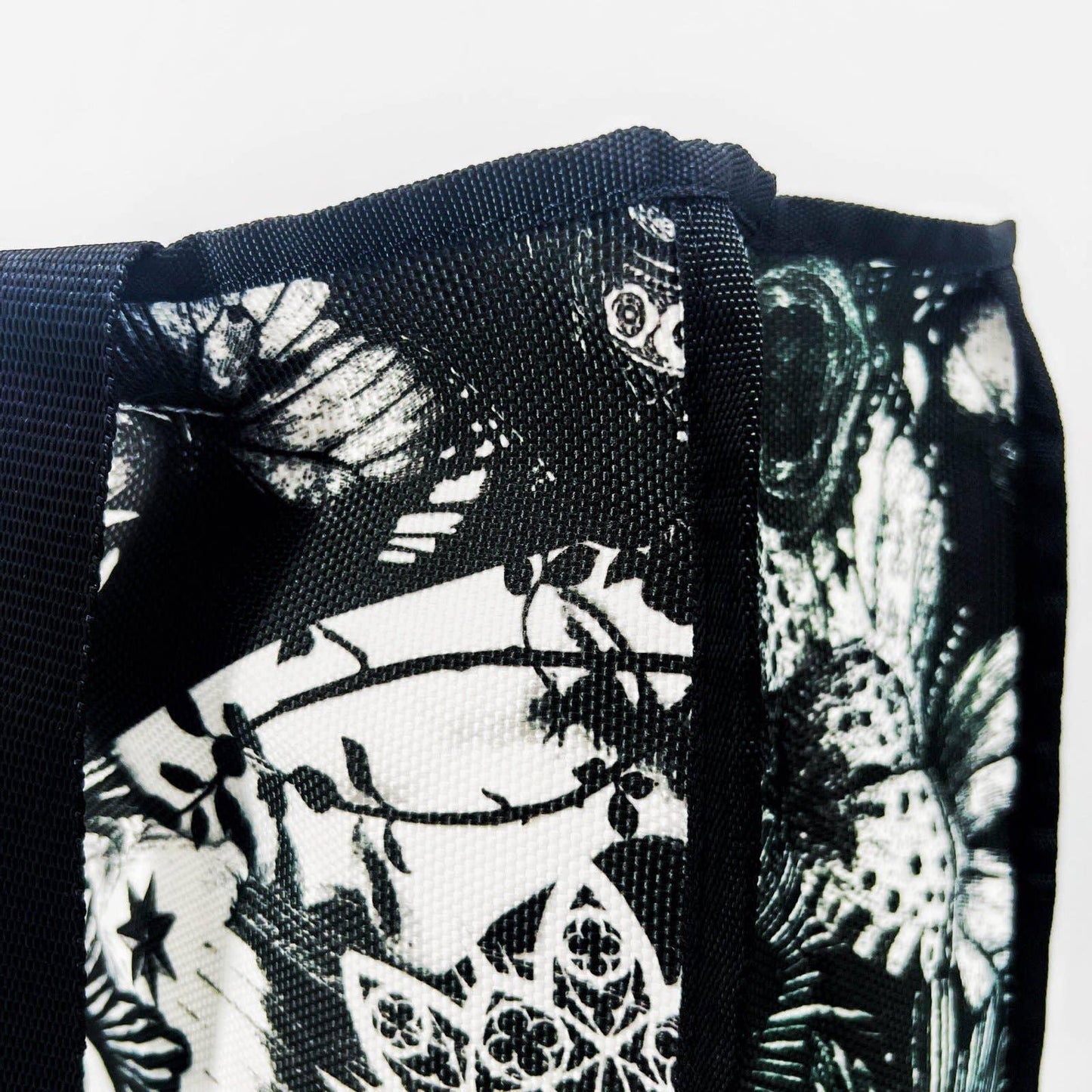 Butterfly Floral Eye Design Tote Bag - Shadowplay Collection