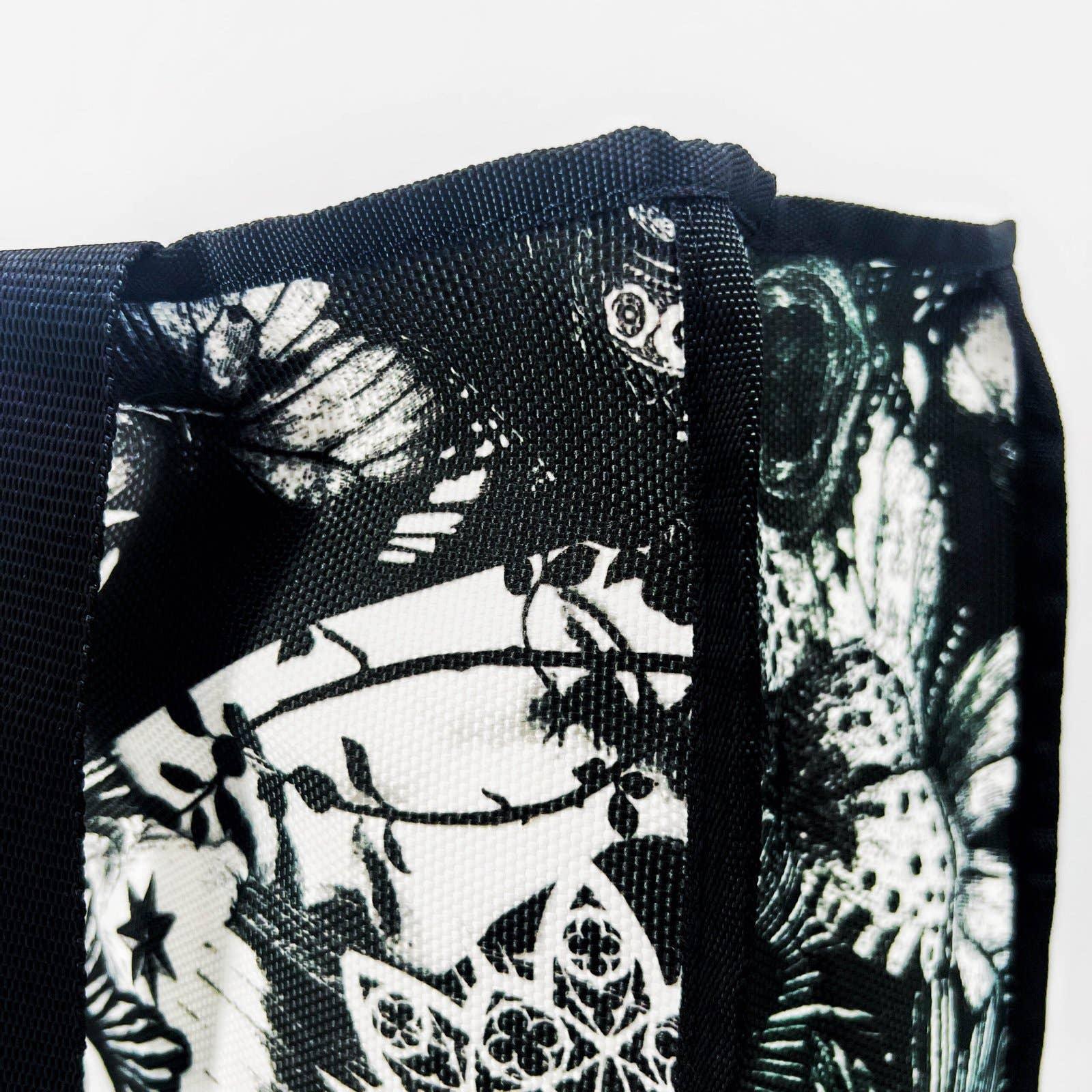 Butterfly Floral Eye Design Tote Bag - Shadowplay Collection