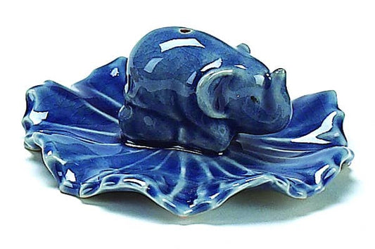 Elephant Ceramic Incense Holder