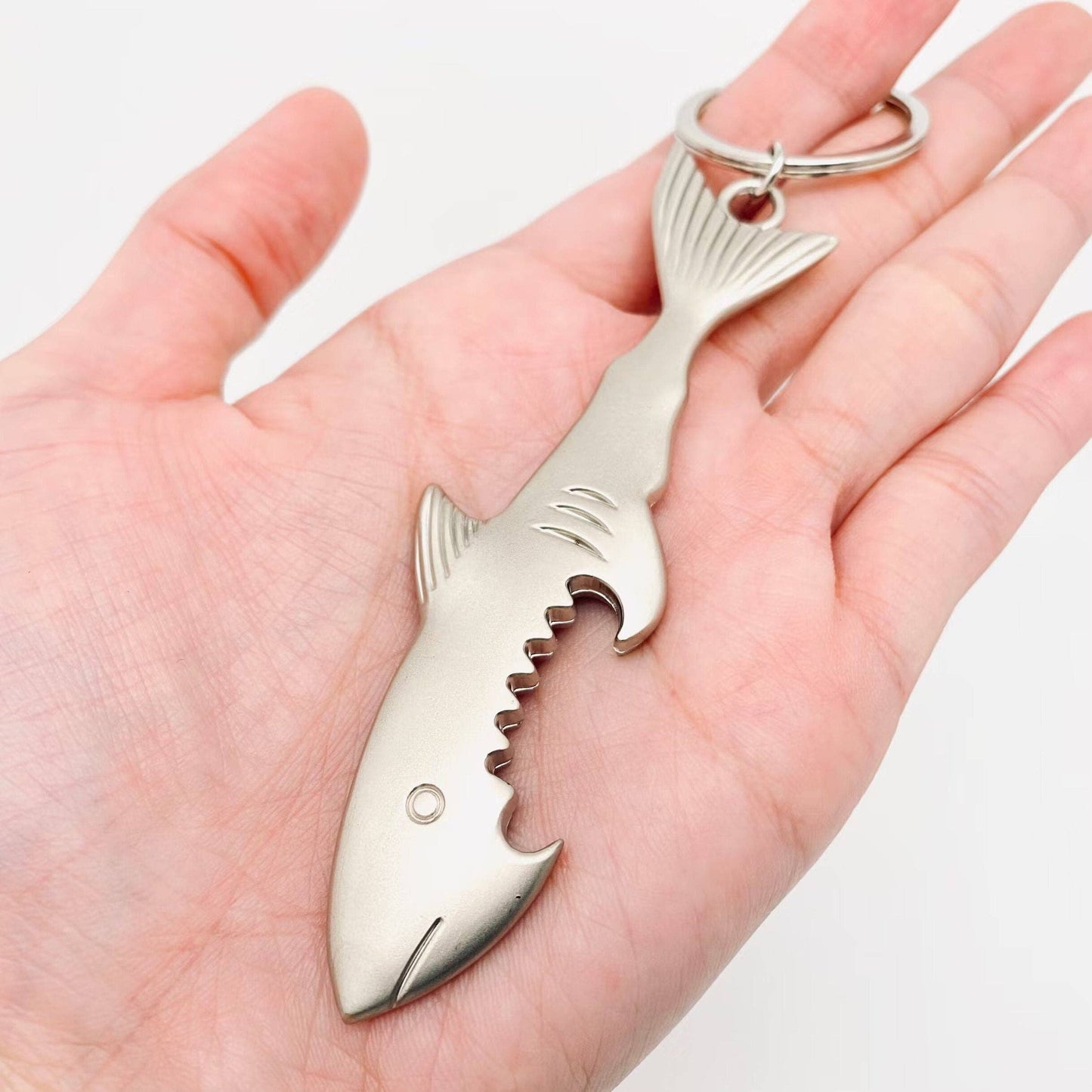 Shark Bottle Opener Keychain Pendant