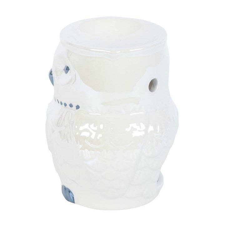 Iridescent Owl Ceramic Oil Warmer