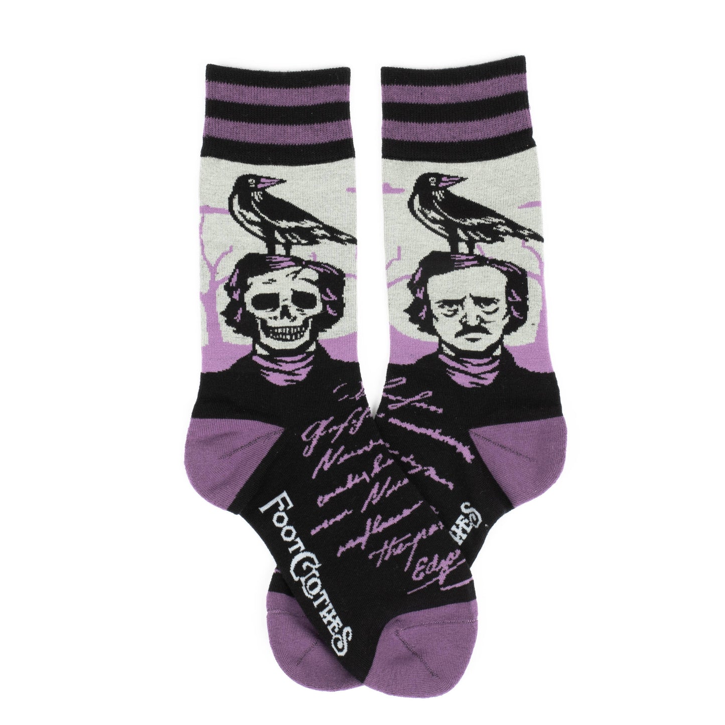 The Raven Edgar Allan Poe Socks