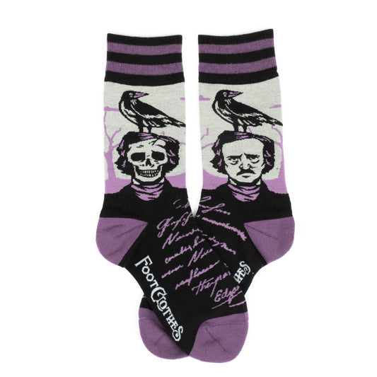 The Raven Edgar Allan Poe Socks
